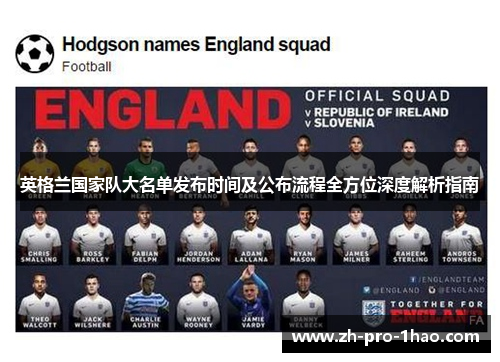 英格兰国家队大名单发布时间及公布流程全方位深度解析指南 英格兰国家队大名单发布时间及公布流程全方位深度解析指南